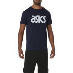 Asics Graphic 2 Tee A16059-5042. Czarne t-shirty męskie marki Asics, s, bez wzorów, z bawełny, bez kołnierzyka. W wyprzedaży za 89,99 zł.
