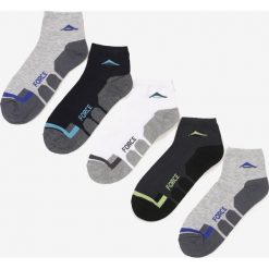 5-pack Mix Kolorów Skarpety Nanora. Czarne skarpetki męskie Born2be, bez wzorów. Za 29,99 zł.