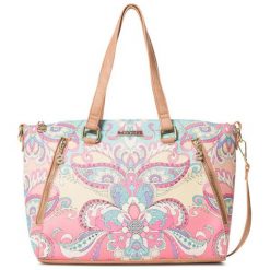 Desigual Torebka Kolorowa Bols Grand Valkiria Piade. Szare torebki klasyczne damskie Desigual, bez wzorów, bez dodatków. Za 299,00 zł.