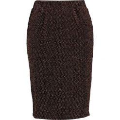 Spódniczki ołówkowe: Kaffe EVELY Spódnica ołówkowa black with copper lurex