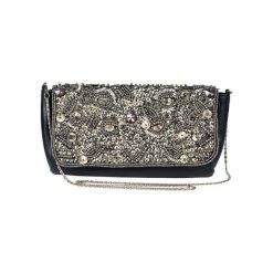 Puzderka: Kopertówka w kolorze czarno-srebrnym – (S)26 x (W)14 x (G)4 cm