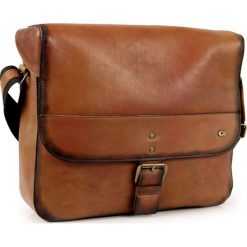 Skórzana torba na ramię unisex DAAG Alive 36 koniak. Torby męskie skórzane daag, bez wzorów, młodzieżowe, na ramię. Za 619,99 zł.