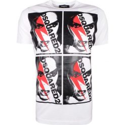 Dsquared2 T-shirt "Cool Fit". T-shirty męskie Dsquared2, z nadrukiem, z tkaniny, z okrągłym kołnierzem. Za 599,00 zł.