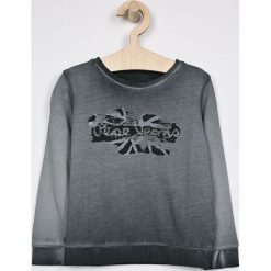 Pepe Jeans - Bluza dziecięca 92-180 cm. Szare bluzy chłopięce Pepe Jeans, z nadrukiem, z elastanu, bez rękawów, bez kaptura. W wyprzedaży za 149,90 zł.