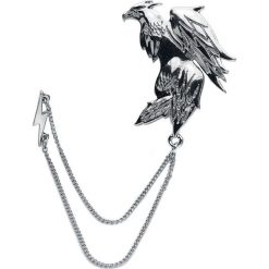 Fantastic Beasts Grindelwalds Verbrechen - Frank Ear Cuff Kolczyki - Earpin srebrny. Szare kolczyki damskie marki Fantastic Beasts, srebrne. Za 54,90 zł.