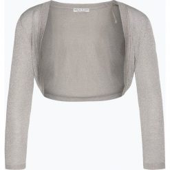 Marie Lund - Bolerko damskie, szary. Szare bolerka i narzutki damskie Marie Lund, bez wzorów, bez rękawów. Za 229,95 zł.