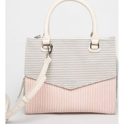 Fiorelli - Torebka. Torebki klasyczne damskie Fiorelli, w paski, ze skóry ekologicznej, casualowe, na ramię, średnie, bez dodatków. W wyprzedaży za 239,90 zł.