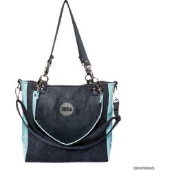 Torebki klasyczne damskie: Torba Damska Cuboid Mint-Grey