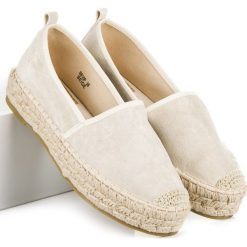 Espadryle damskie: Beżowe espadryle na wiosnę ANGELICA