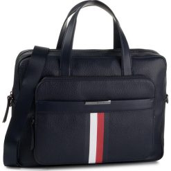 Torba na laptopa TOMMY HILFIGER - Th Downtown Crop Computer Bag AM0AM05456 CJM. Niebieskie torby męskie skórzane TOMMY HILFIGER, bez wzorów, ze skóry ekologicznej. Za 749,00 zł.