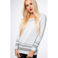 Sweter z wiązaniem z tyłu jasnoniebieski S13. Niebieskie swetry klasyczne damskie marki Fasardi, s. Za 59,00 zł.