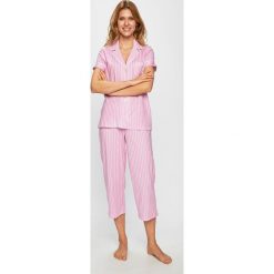 Lauren Ralph Lauren - Piżama. Różowe piżamy damskie Lauren Ralph Lauren, s, bez wzorów, z bawełny, bez rękawów. W wyprzedaży za 229,90 zł.