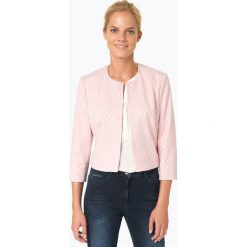 Gerry Weber - Blezer damski – Lemon Twist, różowy. Różowe bolerka i narzutki damskie marki Gerry Weber, w kropki, z krótkim rękawem. Za 329,95 zł.