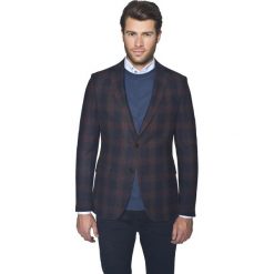 Marynarka kelo granatowy slim fit. Niebieskie marynarki męskie Recman, m, eleganckie. Za 699,00 zł.