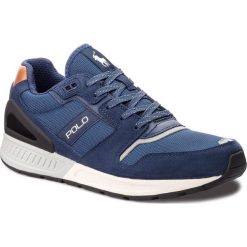 Sneakersy POLO RALPH LAUREN - Train100 809669838005 Indigo/Newport Navy. Niebieskie sneakersy męskie Polo Ralph Lauren, bez zapięcia. W wyprzedaży za 329,00 zł.
