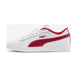 Puma Smash V2 Tenisówki Biały. Białe trampki i tenisówki damskie Puma, bez wzorów, ze skóry, bez zapięcia. Za 257,95 zł.