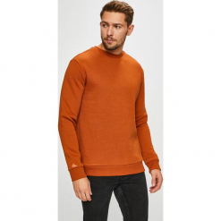 Review - Bluza. Pomarańczowe bejsbolówki męskie Review, l, z bawełny, bez kaptura. W wyprzedaży za 99,90 zł.