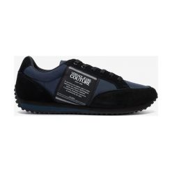 Versace Jeans Couture Tenisówki Niebieski. Niebieskie trampki męskie Versace Jeans Couture, bez wzorów, z jeansu, bez zapięcia. Za 552,95 zł.