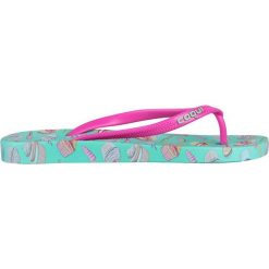 Coqui Damskie japonki Kaja Print ed Cupcake Fuchsia 1327-213-3905 (rozmiar 38). Różowe klapki damskie Coqui, bez wzorów, bez obcasa. W wyprzedaży za 35,00 zł.
