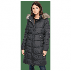 Q/S designed by płaszcz damski 4E.995.52.4761 XL, ciemnoszary. Szare kurtki damskie na zimę, s. Za 399,00 zł.