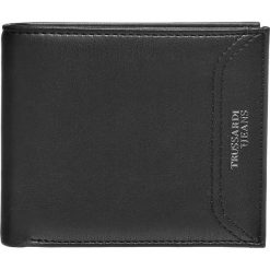 Trussardi Jeans Portfel Czarny. Czarne portfele męskie Trussardi Jeans, bez wzorów, z poliesteru. Za 309,95 zł.