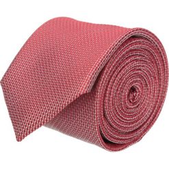 Krawat platinum czerwony classic 205. Czerwone krawaty męskie marki Recman, na co dzień, bez wzorów, z tkaniny, eleganckie. Za 69,00 zł.