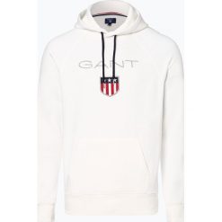 Gant - Męska bluza nierozpinana, beżowy. Brązowe bluzy męskie marki GANT, xxl, z haftami, z kapturem. Za 449,95 zł.