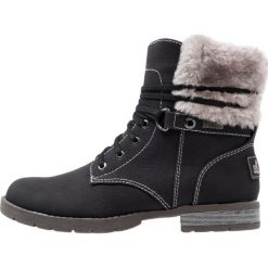 S.Oliver RED LABEL Botki sznurowane black. Czarne buty zimowe damskie marki s.Oliver RED LABEL, z materiału, na sznurówki. W wyprzedaży za 181,35 zł.
