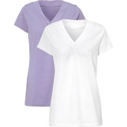 Cellbes Bluzka 2 Pack lila biały female różowy/fioletowy/biały 34/36. Różowe bluzki damskie Cellbes, bez wzorów, bez kołnierzyka, bez rękawów. W wyprzedaży za 35,00 zł.