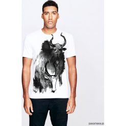 Buffalo t-shirt man. T-shirty męskie Pakamera, m, bez wzorów, z wiskozy, klasyczne, z klasycznym kołnierzykiem. Za 129,00 zł.