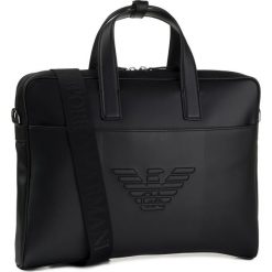 Torba na laptopa EMPORIO ARMANI - Y4P120 YFE6J 81072 Black. Czarne torby męskie skórzane Emporio Armani, bez wzorów, ze skóry ekologicznej. Za 1079,00 zł.