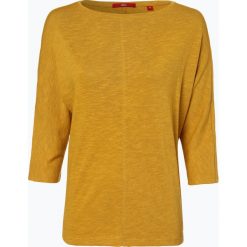 S.Oliver Casual - T-shirt damski, żółty. Żółte t-shirty damskie marki s.Oliver Casual, s, bez wzorów, z dżerseju, casualowe, bez kołnierzyka. Za 79,95 zł.