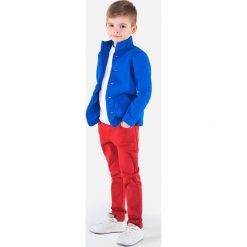 Bluzy chłopięce: BLUZA DZIECIĘCA ROZPINANA BEZ KAPTURA KB002 – NIEBIESKA