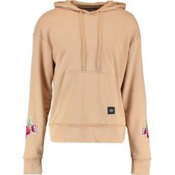 Bluzy męskie: Sixth June LOGO & ROSES EMBROIDERIES Bluza z kapturem sand