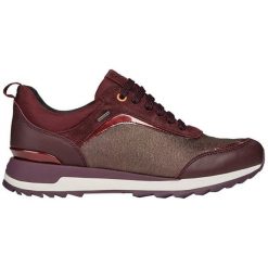 Geox Aneko B Abx A Kawa / Dk Burgundia d843fa-0lymc-C6M7J (Rozmiar 38). Brązowe buty sportowe damskie marki Geox, bez wzorów, sportowe. W wyprzedaży za 398,00 zł.