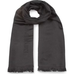 Szal Emporio Armani 625007 8P307 00120. Czarne szaliki męskie Emporio Armani, bez wzorów. W wyprzedaży za 269,00 zł.