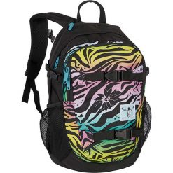 Torebki i plecaki damskie: Plecak „School” w kolorze czarnym ze wzorem – 30 x 48 x 18 cm