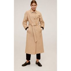 Mango - Płaszcz Styl. Kurtki damskie Mango, s, w paski, z bawełny. W wyprzedaży za 279,90 zł.