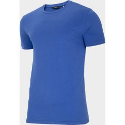 T-shirt męski TSM600 - kobalt - Outhorn. Pomarańczowe t-shirty męskie Outhorn, m, bez wzorów, bez kołnierzyka. Za 29,99 zł.