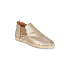 Espadryle Shabbies SHS0193 CHELSEA ANKLE BOOT. Żółte espadryle damskie marki Born2be, moro, na płaskiej podeszwie. Za 433,30 zł.