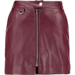 Spódniczki: Fashion Union Petite ABNER ZIP SKIRT Spódnica trapezowa bordeaux