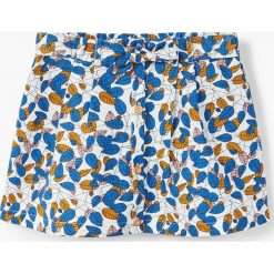 Mango Kids - Spódnica dziecięca Marionne 74-98 cm. Szare spódniczki dziewczęce Mango Kids, z bawełny, mini, proste. W wyprzedaży za 49,90 zł.