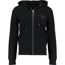 Calvin Klein Jeans HOMER ZIP THRU SLIM FIT Bluza rozpinana black. Czarne kardigany męskie Calvin Klein Jeans, m, z bawełny. Za 549,00 zł.