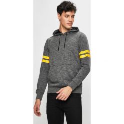 Jack & Jones - Bluza. Szare bluzy męskie Jack & Jones, s, bez wzorów, z bawełny, z kapturem, bez rękawów, z kapturem. W wyprzedaży za 99,90 zł.