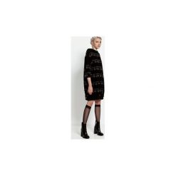 Bluzy damskie: Sukienka bluza w kółeczka