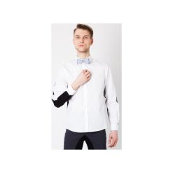 KOSZULA MĘSKA MBEP_K65. Niebieskie koszule męskie Blue eye pop, xxl, bez wzorów, z kontrastowym kołnierzykiem, z długim rękawem. Za 189,00 zł.