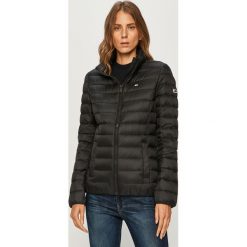 Tommy Jeans - Kurtka puchowa. Czarne kurtki damskie Tommy Jeans, s, bez wzorów, z jeansu, krótkie. Za 849,90 zł.