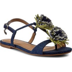 Chodaki damskie: Japonki KAZAR - Ligia 29028-TK-19 Granatowy
