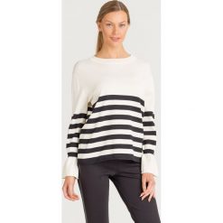 SWETER LE COEUR TWINSET. Swetry damskie Twinset, l, bez wzorów, z krótkim rękawem, długie, bez kaptura. W wyprzedaży za 265,00 zł.