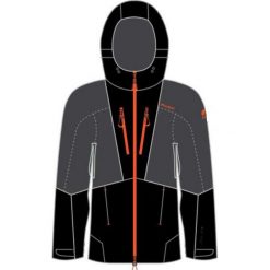 Kurtki sportowe męskie: ELBRUS Kurtka męska MAHABE Black/ Asphalt r. XXL